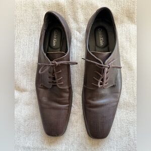 Calvin Klein Men's Brown Dress Shoes Size 13